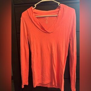 GAP Women's Neon Pink Long Sleeve Sweater